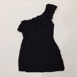 Black off shoulder summer dress